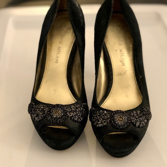 Antonio Melani Peep-Toe Pumps - Size 6.5 - Picture 6 of 12